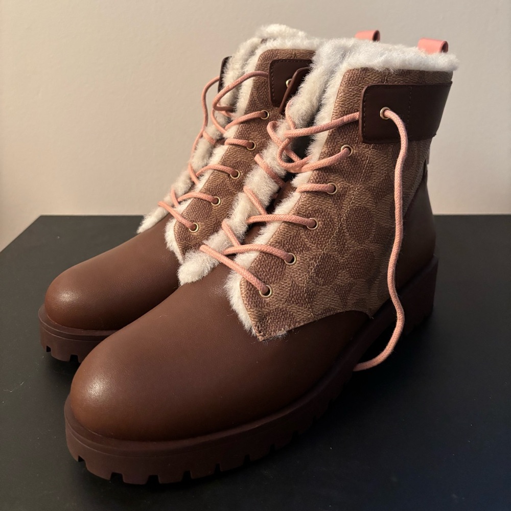 Coach Lorraine Bootie In Signature Canvas - Picture 5 of 5